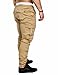 GM MGBOYGYM Mens Fashion Joggers Sports Pants - Cotton Cargo Pants Sweatpants Trousers Mens Long Pants Khaki-M