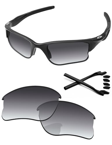 Image of Replacement Lenses & Rubber Kits for Oakley Half Jacket 2.0 XL OO9154 62mm - Precise Fit, UV Block, Impact Resistant