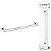 Price comparison product image tesa ELEGAANT Double Towel Rail - Self-Adhesive Towel Bar in Stainless-Steel Design - Wall-Mounted Dual Towel Holder - Waterproof, incl. Power.Kit Adhesive Solution - 50mm x 630mm x 113mm