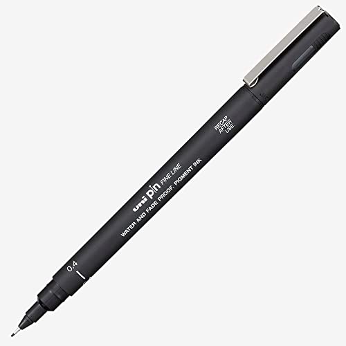 Uni-Pin Fine Lner Marker 0.4Mm Black Single Pen #TOP1