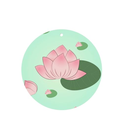 Hojas aromáticas para auto con olor a flores de loto miniatura 1