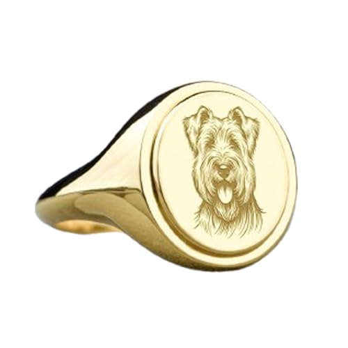 Bague Glen of Imaal Terrier en argent 925 anti-ternissement durable