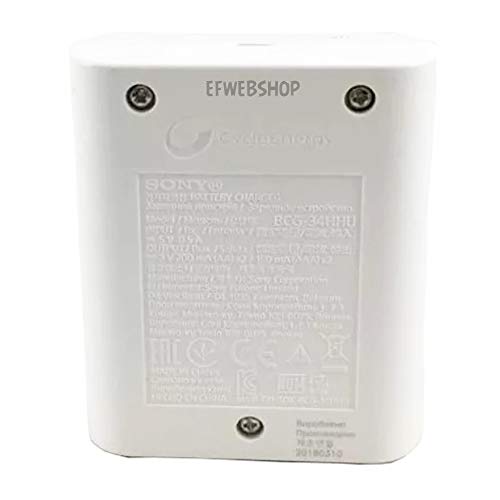 Carregador de Pilhas Sony com 4 Pilhas AA 2500mAh - BCG-34HHU4G