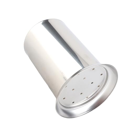 Soporte de Paja Soporte de Paja Soporte de Almacenamiento de Cubiertos de Acero Inoxidable para Vajilla Palillos Paja Cuchara Tenedor (S)