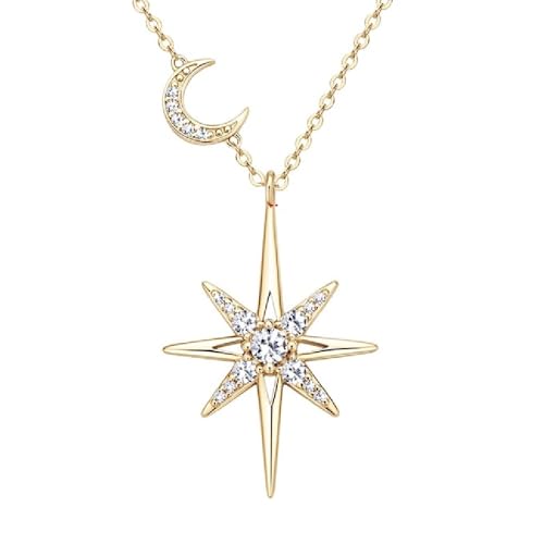 Collier moissanite argent 925 anti-ternissement hypoallergénique or 18k