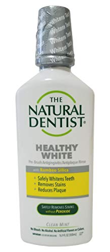 The Natural Dentist Pre-Brush Whitening Antigingivitis Rinse Clean Mint 16.90 oz (Pack of 9)