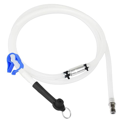 FIRSTINFO A1151G | Durite de Purge de Frein 1,5M avec Clapet Antiretour | Compatible avec FIRSTINFO Purgeur de Frein