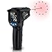 Uadme Infrarot-Thermometer, Hand-Infrarot-Thermometer Berührungsloses digitales LCD-Farbbildschirm-Temperaturmessgerät für Automotor-Luftauslass-Ofen-Lebensmittel(IR01A)