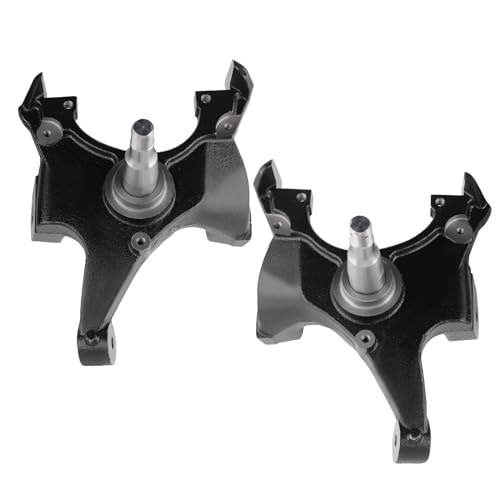maXpeedingrods 2” Front Drop Spindle Lowering Kit for Chevy Silverado/GMC Sierra C1500 C2500 1988-1998, for Chevy Suburban C1500 C2500 1992-1999 w/ 1.25" Rotors