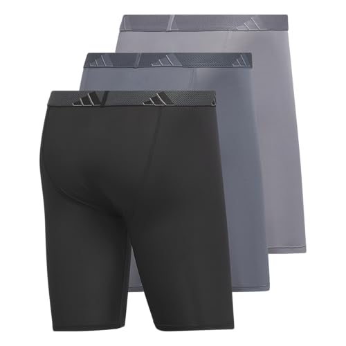 Image of adidas Men's Performance 3-Pack Long Boxer Brief