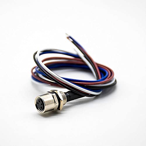 Elecbee Conector M8 de 4 Pines Hembra Impermeable miniatura 4