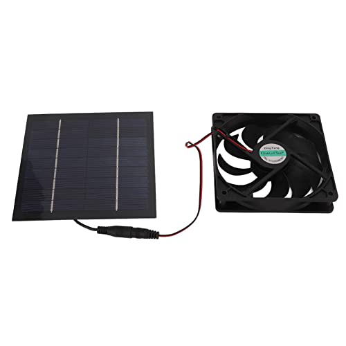 Solarpanel-Lüfter-Kit, 5V 2A 10W Solarpanel-Abluftventilator Solarbetriebener Panel-Abluftventilator Mini-Ventilator… – Bild 7