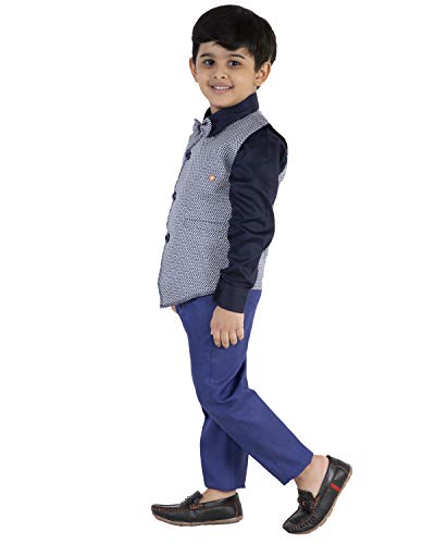 Image of FOURFOLDS Boy's 3-Piece Suit