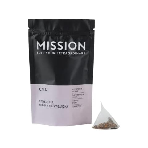 Calm | Rooibos Tea with Cocoa & Ashwagandha | Pyramid Tea Bags Cover