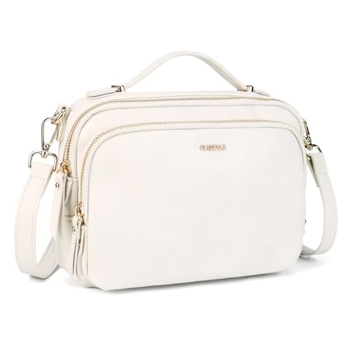Image of Multi Pockets Crossbody Bags for Women Small Top Handle Purse Satchel and Medium Pocketbooks | Fit A5 Notebook