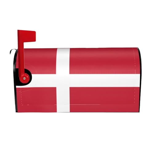 Copertura impermeabile per cassetta delle lettere con magneti bandiera danese stampa cassetta delle lettere coperture per cassette postali 65 x 53 cm