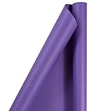 JAM Paper® Solid Color Wrapping Paper - 25 Sq Ft - Purple - Matte Wrapping Paper Roll - Sold Individually