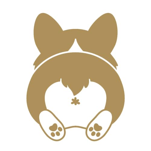 ぺた本舗 【全5色】カッティングステッカー「コーギーの後ろ姿」のサムネイル