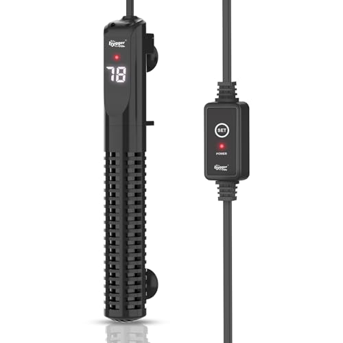 hygger Ceramic Submersible Aquarium Heater, New