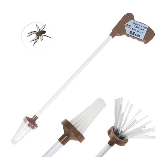 Pest Guard Spider Catcher Long Handle - Bed Bugs Traps Indoor & Outdoor with (65 cm) Long Handle & | Humane Spider & Insect Catcher Tool for Safe Bug Removal at Home, Office & Garden