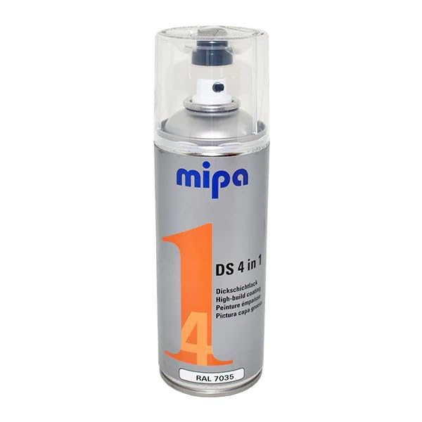 Mipa 4 in 1 DS Spray 7035 Light Grey Acrylic Paint (400ML)