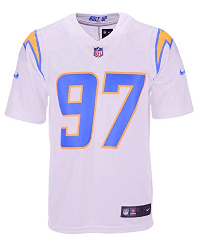 Nike Joey Bosa Los Angeles Chargers White Vapor Untouchable Limited Jersey - Men's Large