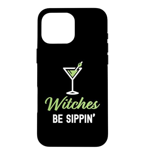 Witches Be Sippin' Happy Halloween ��l�p�h�����N �X�}�z�P�[�X iPhone 16 Pro Max �p