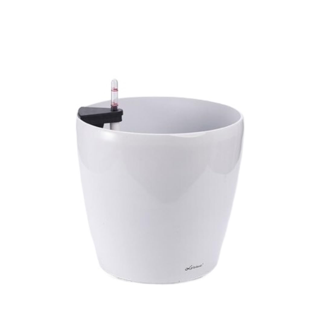 Gelasige A Flower Pots Round Flower Pot Simple Balcony Potted Self-Watering Pot Round Flower Pot Outdoor Flower Pots
