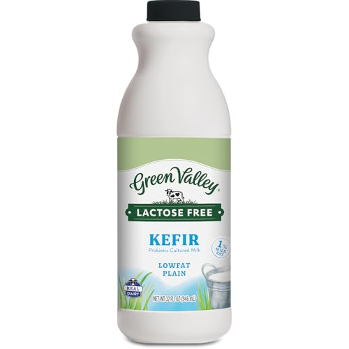 Green Valley Lactose Free Plain Lowfat Kefir/Drinkable Yogurt, 32 Ounce bottle