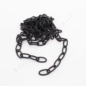 #US Capital Lighting Fixture 120" Replacement Conting Links Black Chain CH40BIX10