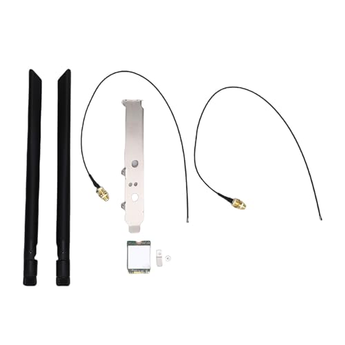 Tarjeta inalámbrica GOWENIC WiFi 6E, alta velocidad, reduce la latencia en juegos en línea, conexión rápida para laptops o PCs de escritorio miniatura 7