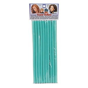 Super Rollers Flexible Rods Light Green Medium 7"