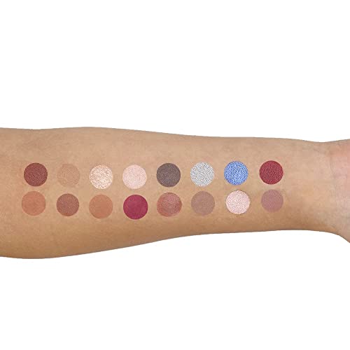 Cai Beauty Nyc The Who Makeup Palettes (See Me, Feel Me) - 16 Eyeshadows Rock N' Roll Color Palette - Glitter, Matte & Shimmer Colored Eye Shadow Cosmetics - Urban & Nude Colors Make Up Sets #TOP4