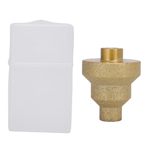 aqxreight Broca de Chaflán Escalonada de Diamante, Perforadora de 20mm, 35mm y 50mm, Broca de Pagoda Soldada con Rosca M14 para Azulejos de Hormigón, Granito de Mármol
