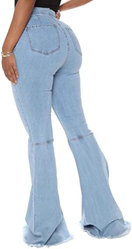 CZFSWT Bell Bottom Jeans for Women, High Waisted Flare Jeans for