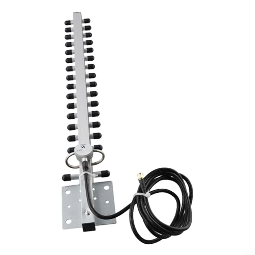 25dBi WiFi direccional al aire libre de alta ganancia amplificador de señal para router 4G filtro resistente a la intemperie RV Camping Barco Uso Negro