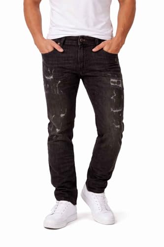 Diesel Thavar-XP RFE02 Jean slim skinny pour homme, gris, 34W / 30L