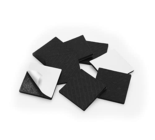 Image of Slipstick GorillaPads Non Slip Furniture Pads /Gripper Feet Floor Protectors (Set of 8) Premium 2 Inch Square Self Adhesive Rubber Stoppers for Furniture Legs, Black, CB153