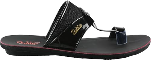Image of Poddar Men's Flat Sandals - Stylish Toe Ring Slip-On Chappal for Casual, Party & Ethnic Wear