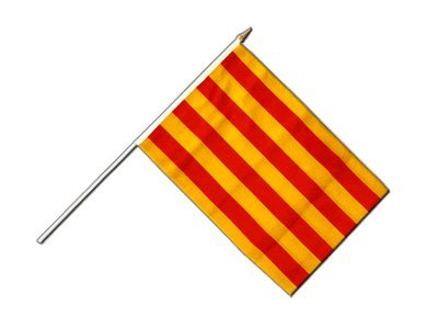 Flagge Spanien Katalonien 30x45 Cm – Aus Reißfestem Polyester, Beidseitig Bedruckt – Wetterfest