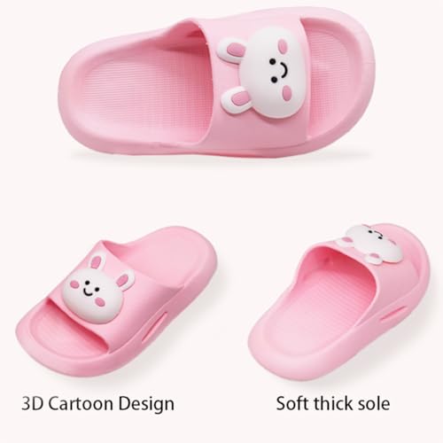 Image of Toddler Slides Sandals Unicorn Bunny Non-Slip Beach Pool Home Slippers