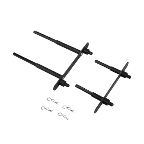 Alliage Axial SCX10 II coques de protection métal noir pour crawler 1/10
