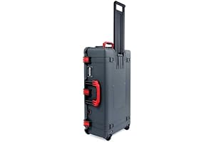 Pelican 1615 Air Case With Foam, Charcoal & Red