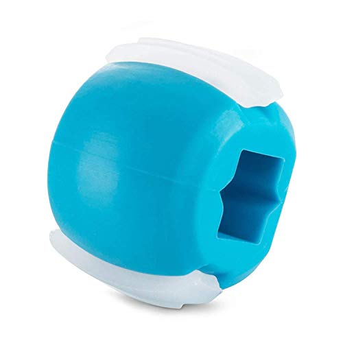 Jawline Exerciser, Face, and Neck Exerciser - Define Your Jaw, Slim and Tone Your Face, Look Younger and Healthier - Helps Reduce Stress and Cravings - Facial Exerciser(Beginner, Blue, Small)