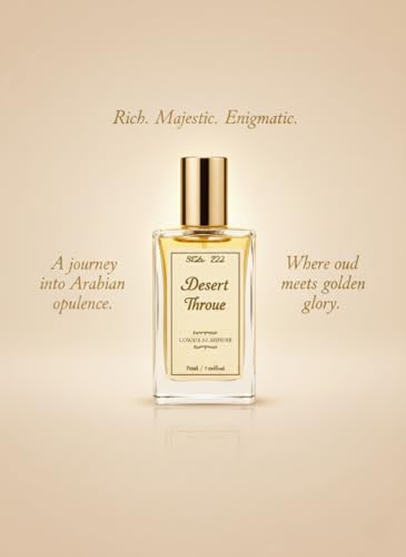 Image of Desert Throne Eau de Parfum | Long Lasting Oud & Amber Perfume with Spices & Patchouli | Luxury Unisex EDP, 25ml