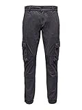ONLY & SONS Herren ONSCAM Stage Cargo Cuff PG 6687 Hose, Grey Pinstripe, 32/32