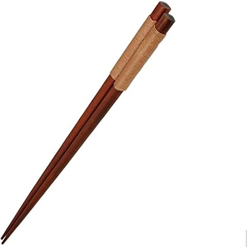 1 Pairs Japanese Natural Iron Wood Chopsticks Value Pack Cooking Tableware Theaceae Brown Cover