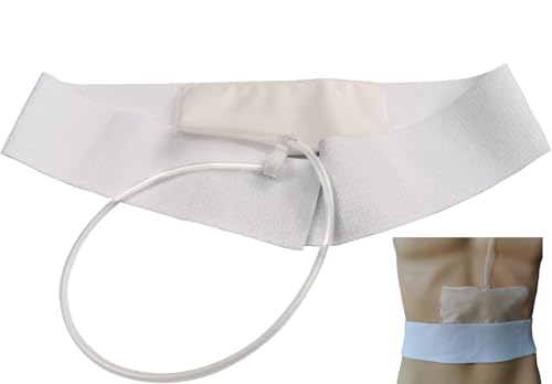 Urine Test Kit, 43' Concealed Urine Storage Belt with Catheter, Portable Urine Test Bags for Men Used for Hospitals, Emergency and Travel