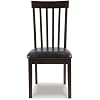 Signature Design by Ashley Hammis Rake Back Dining Room Chair, Set of 2, Dark Brown