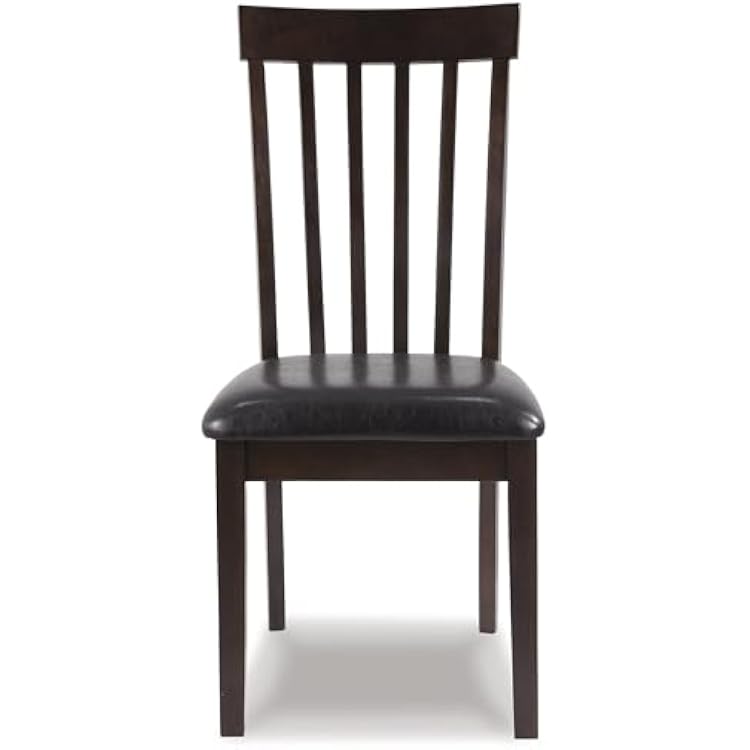 Signature Design by Ashley Hammis Rake Back Dining Room Chair, Set of 2, Dark Brown
